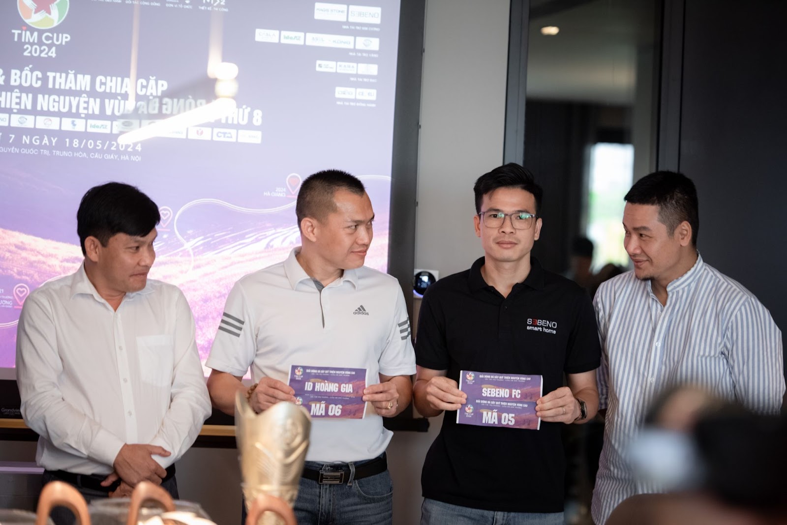 Lễ ra mắt và bốc thăm chia cặp Giải bóng đá TIM CUP 2024