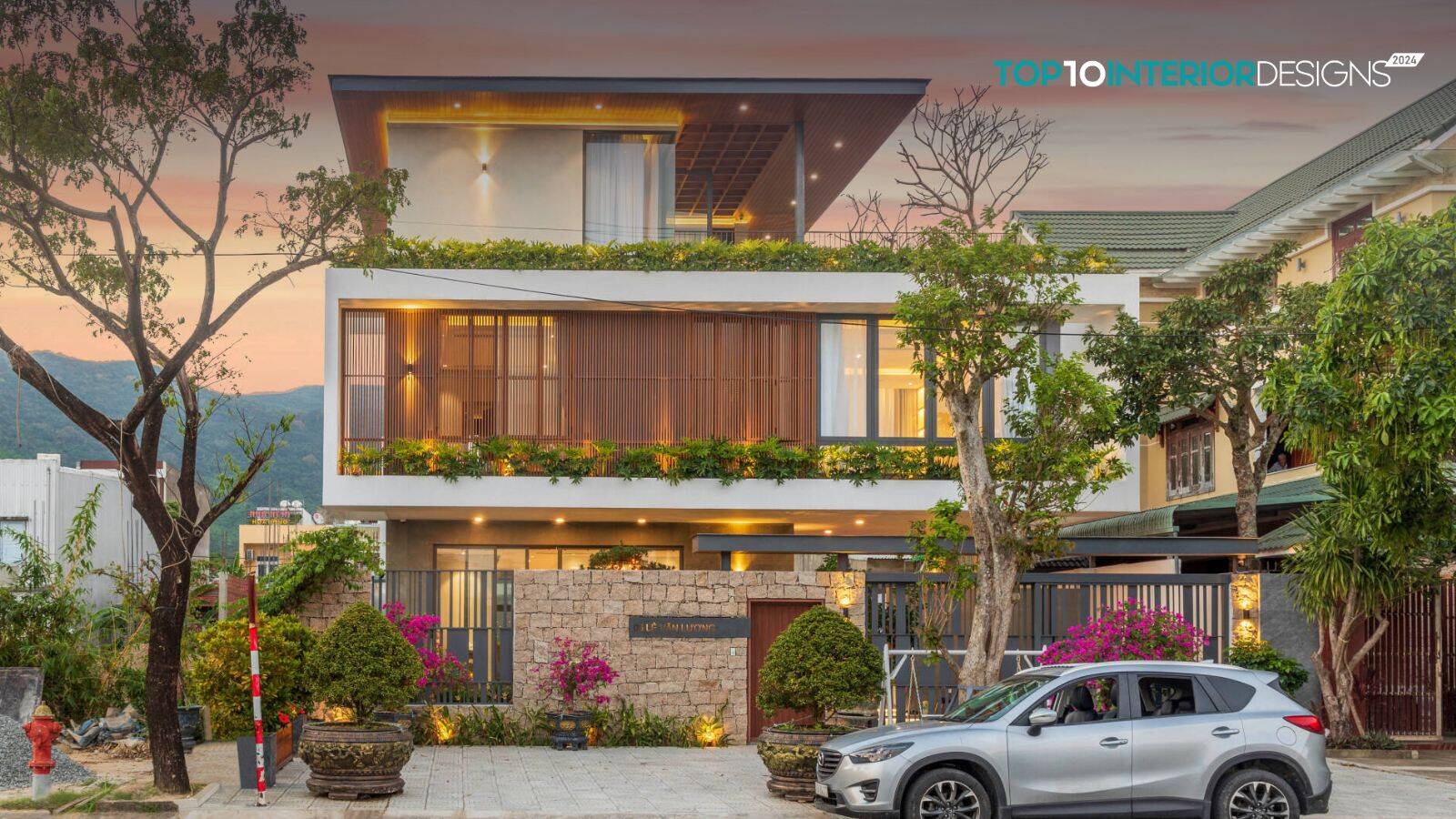 Biệt thự Lê Văn Lương - Khối kiến trúc mở độc đáo bao trùm bởi thiên ...