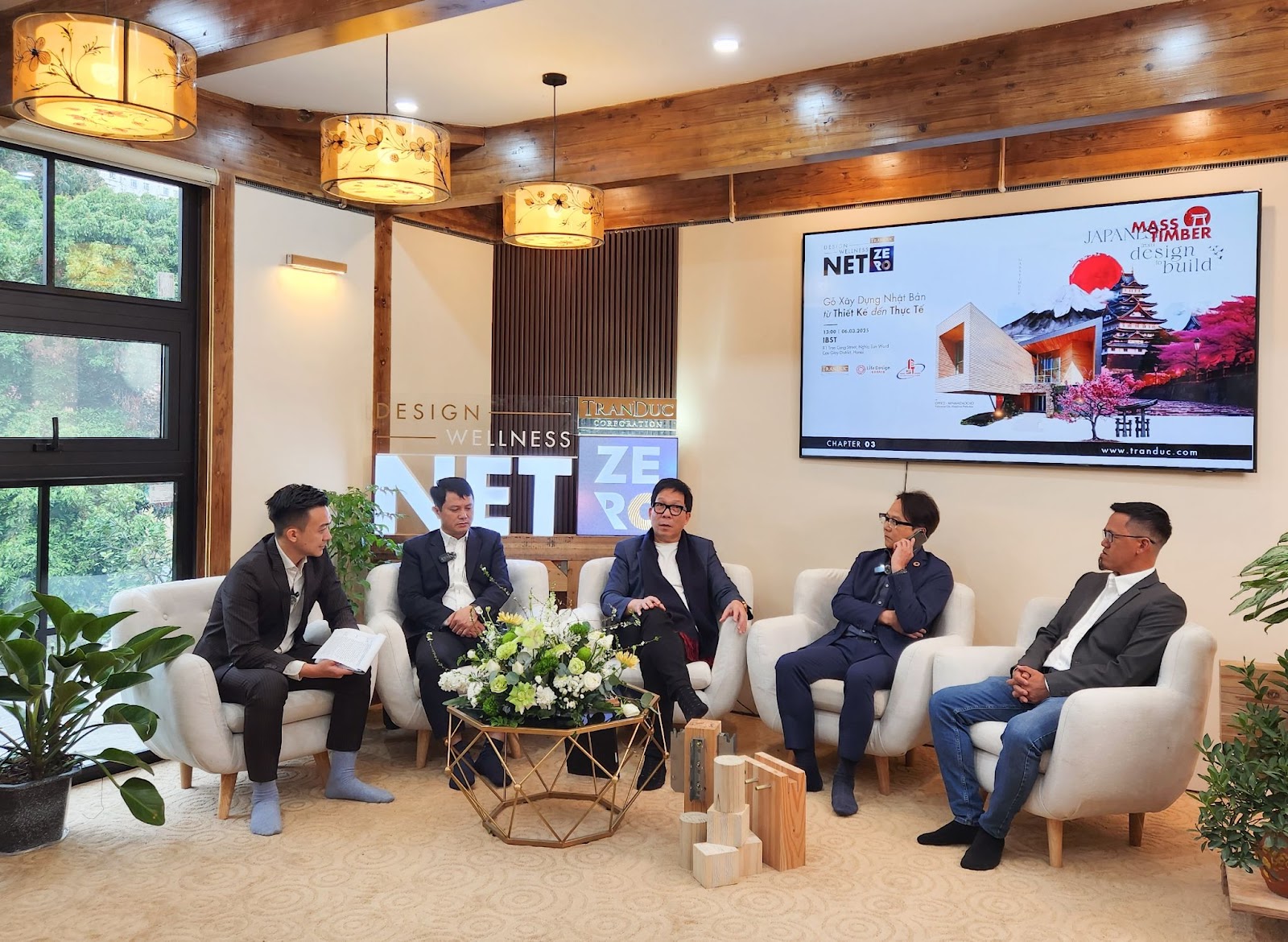 Talkshow Bàn tròn NetZero số 3: “Gỗ Nhật Bản - Từ thiết kế đến thực tế”