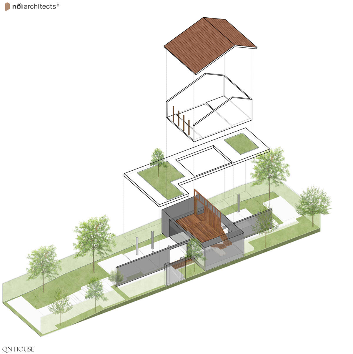 QN House - Tái hiện tinh thần quê hương trong hình thức kiến trúc hiện ...