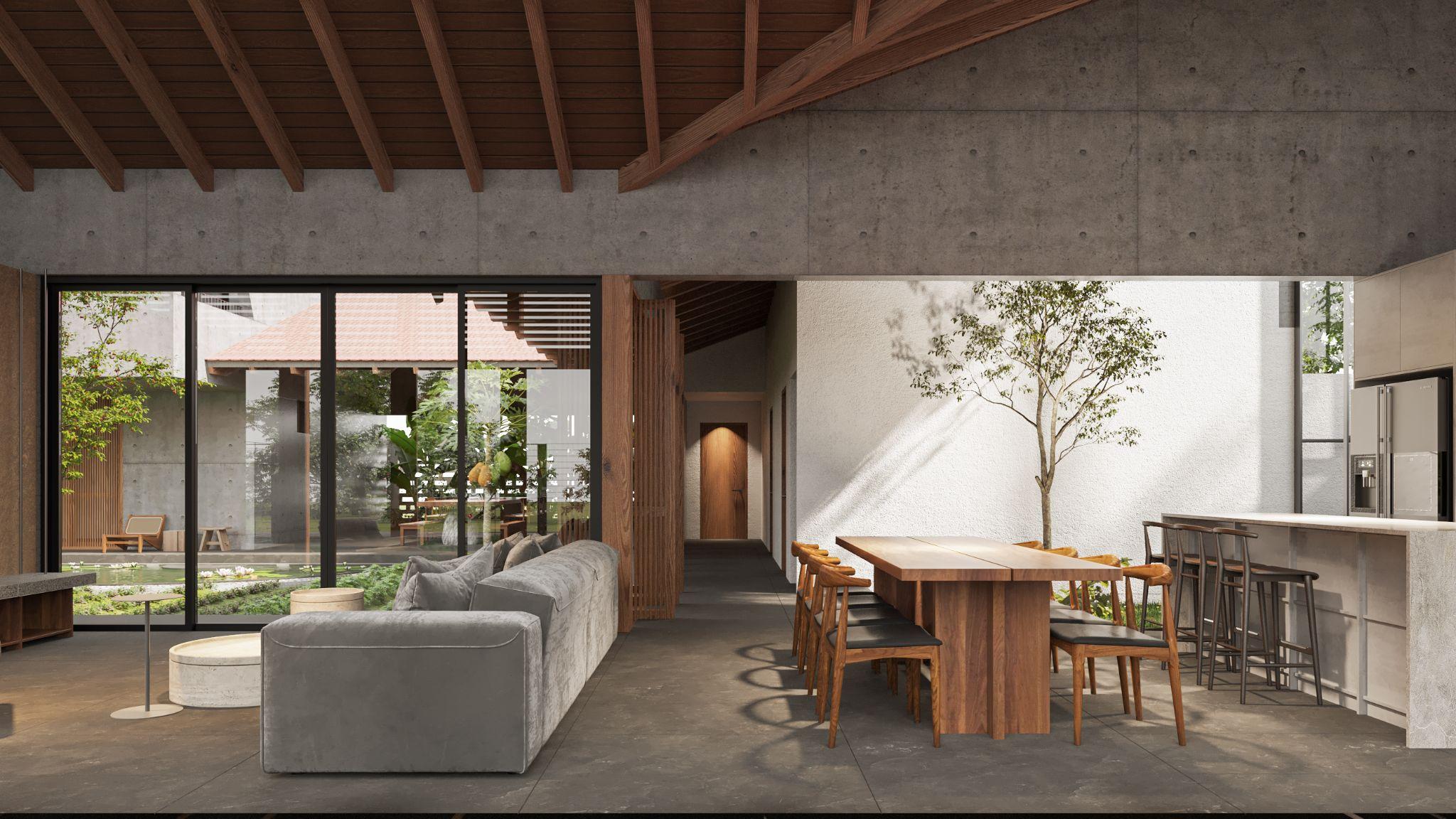 À ơi house - Không gian sống từ ký ức gia đình | AN NAM Design and Build