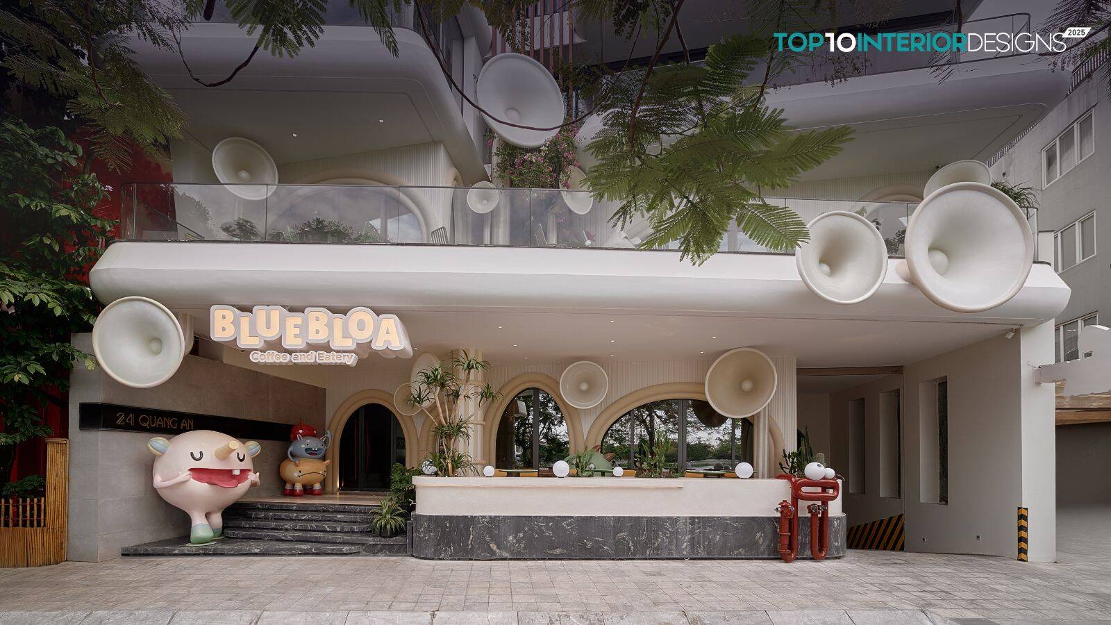 Blue Bloa Coffee & Eatery: Vẽ nên giấc mơ tại nhà máy kẹo ngọt | Red5studio