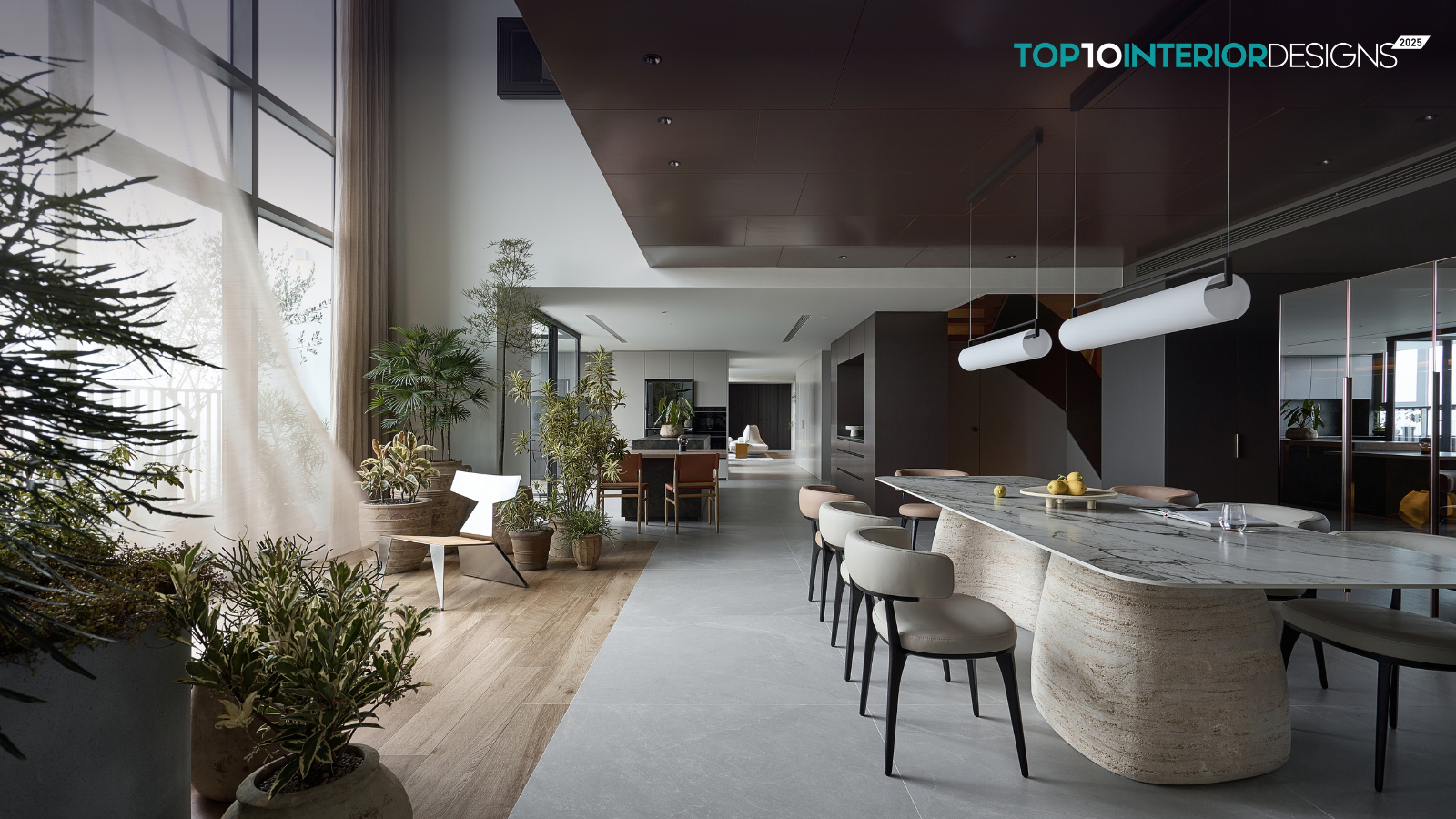 Khai Sơn Duo Penthouse: Tổ chức không gian theo chiều dọc trong căn hộ hợp nhất | IDEE Architects