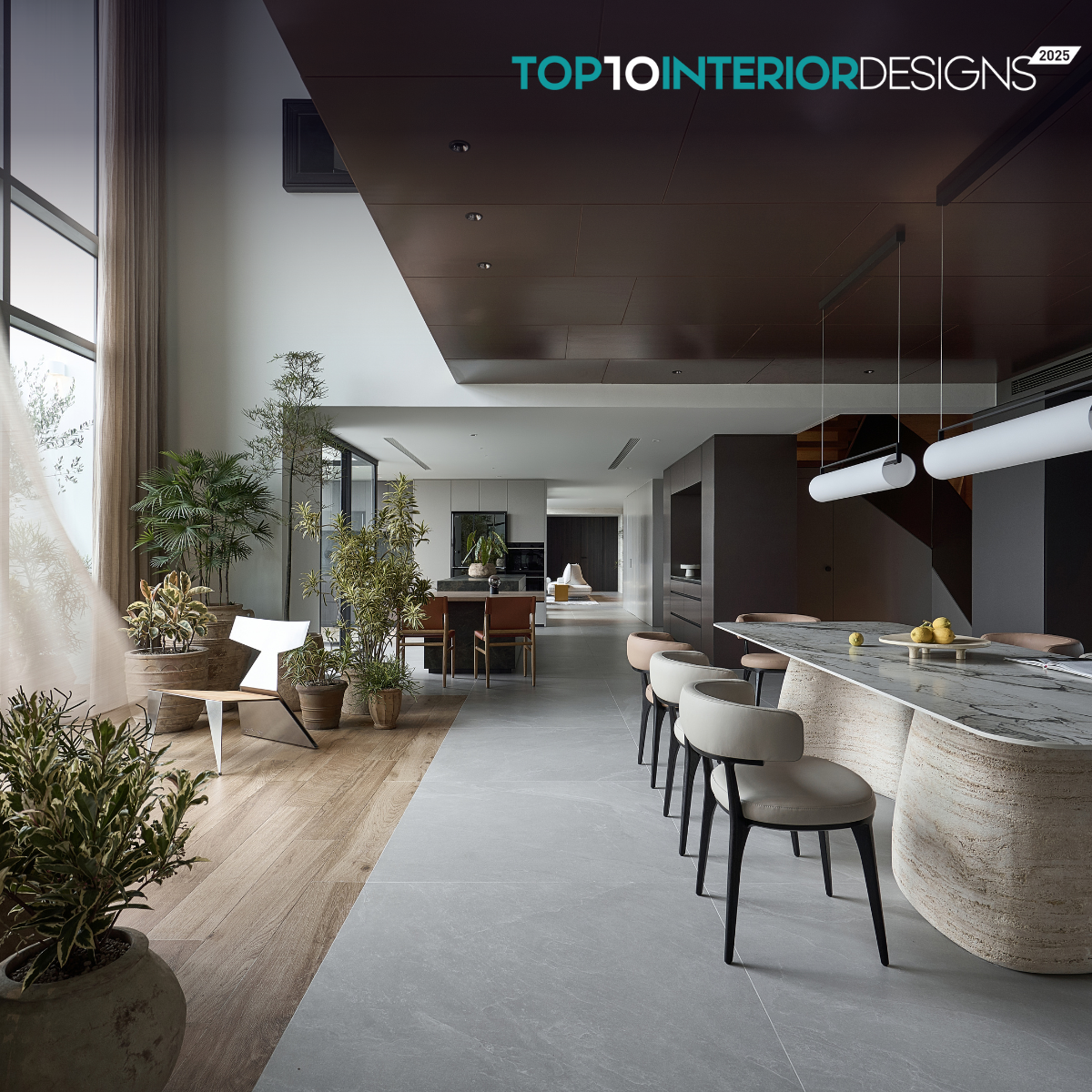 Khai Sơn Duo Penthouse: Tổ chức không gian theo chiều dọc trong căn hộ hợp nhất | IDEE Architects