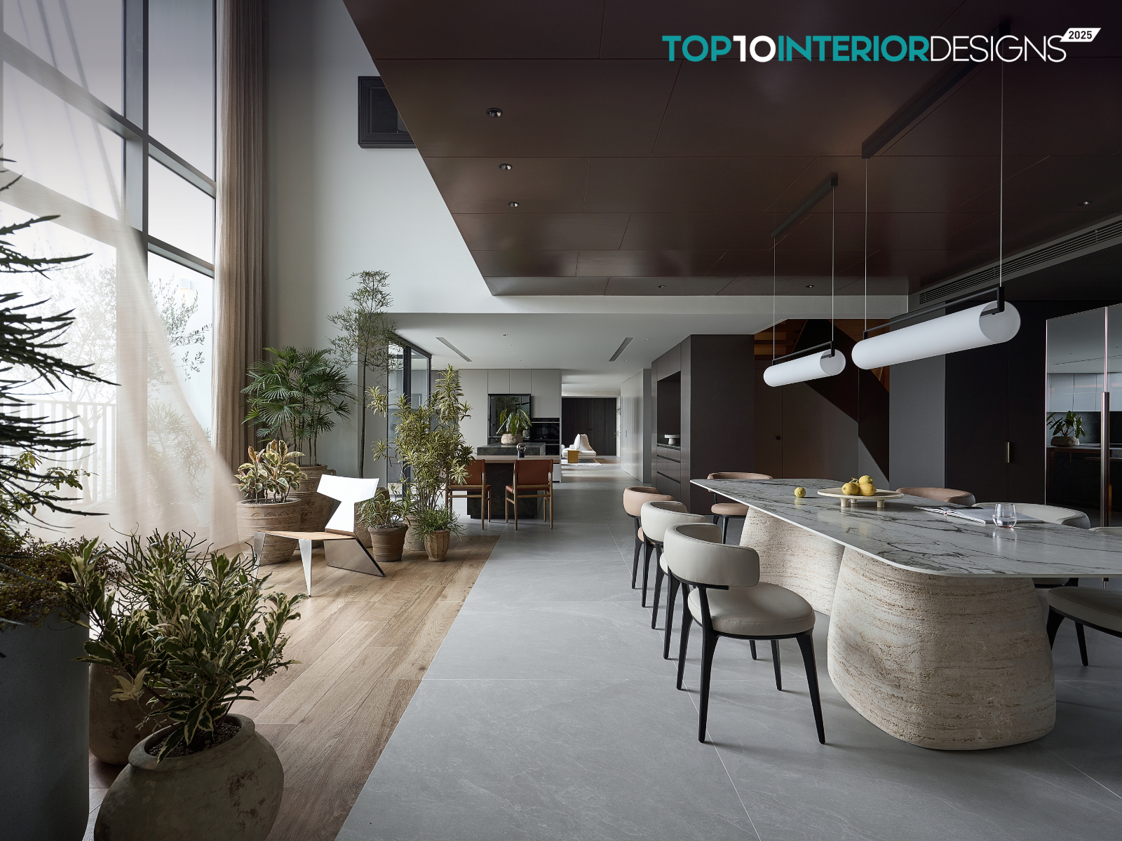 Khai Sơn Duo Penthouse: Tổ chức không gian theo chiều dọc trong căn hộ hợp nhất | IDEE Architects