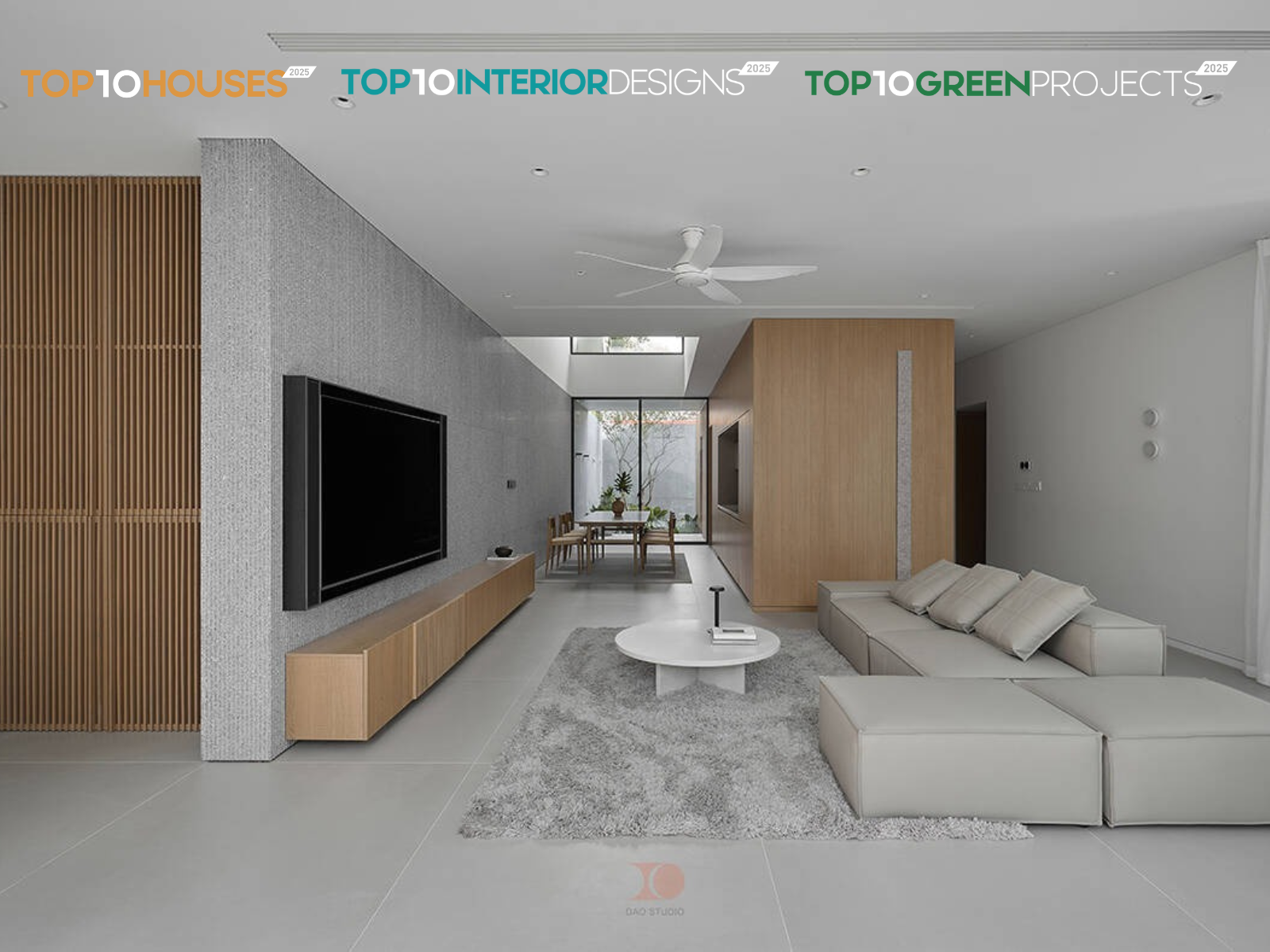 DOM House: Giải pháp không gian hướng nội cho biệt thự ngoại ô | DAO Studio