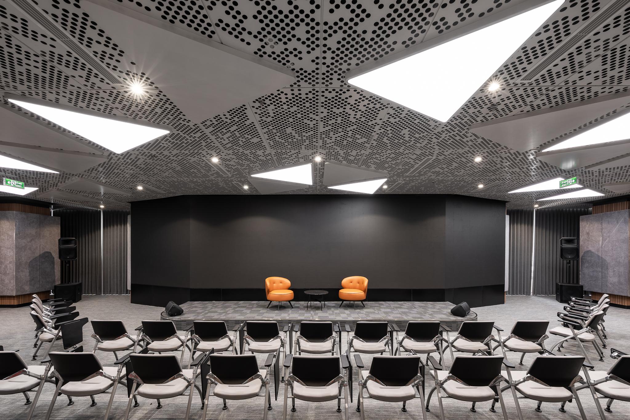 Trụ sở G-building: Tổ chức mặt đứng và không gian làm việc theo triết ...