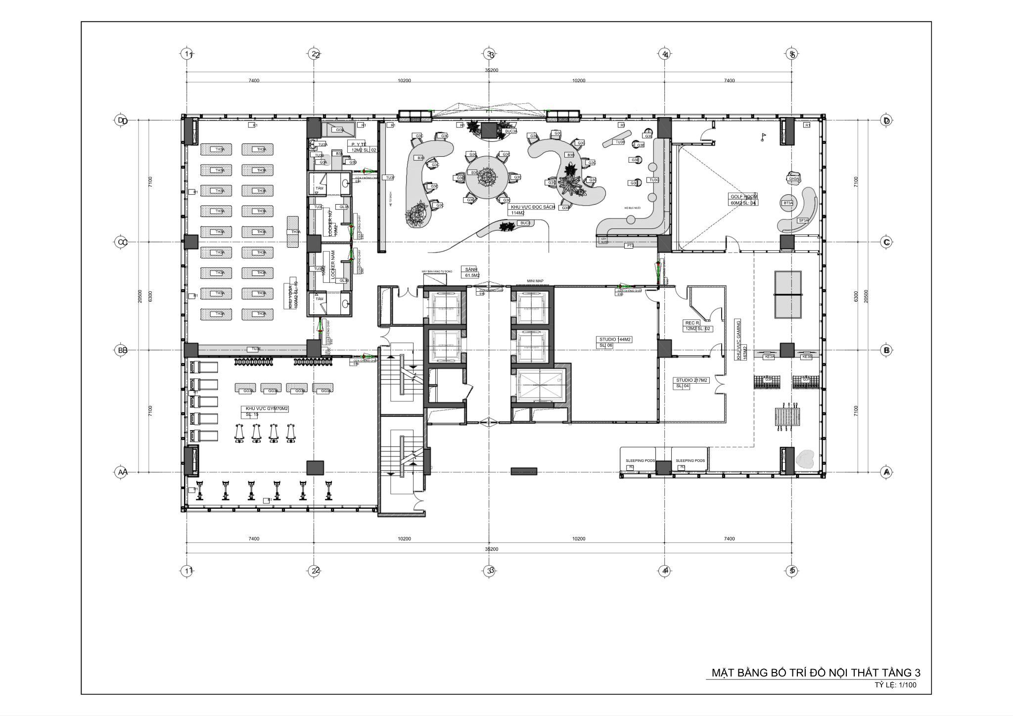 Trụ sở G-building: Tổ chức mặt đứng và không gian làm việc theo triết ...