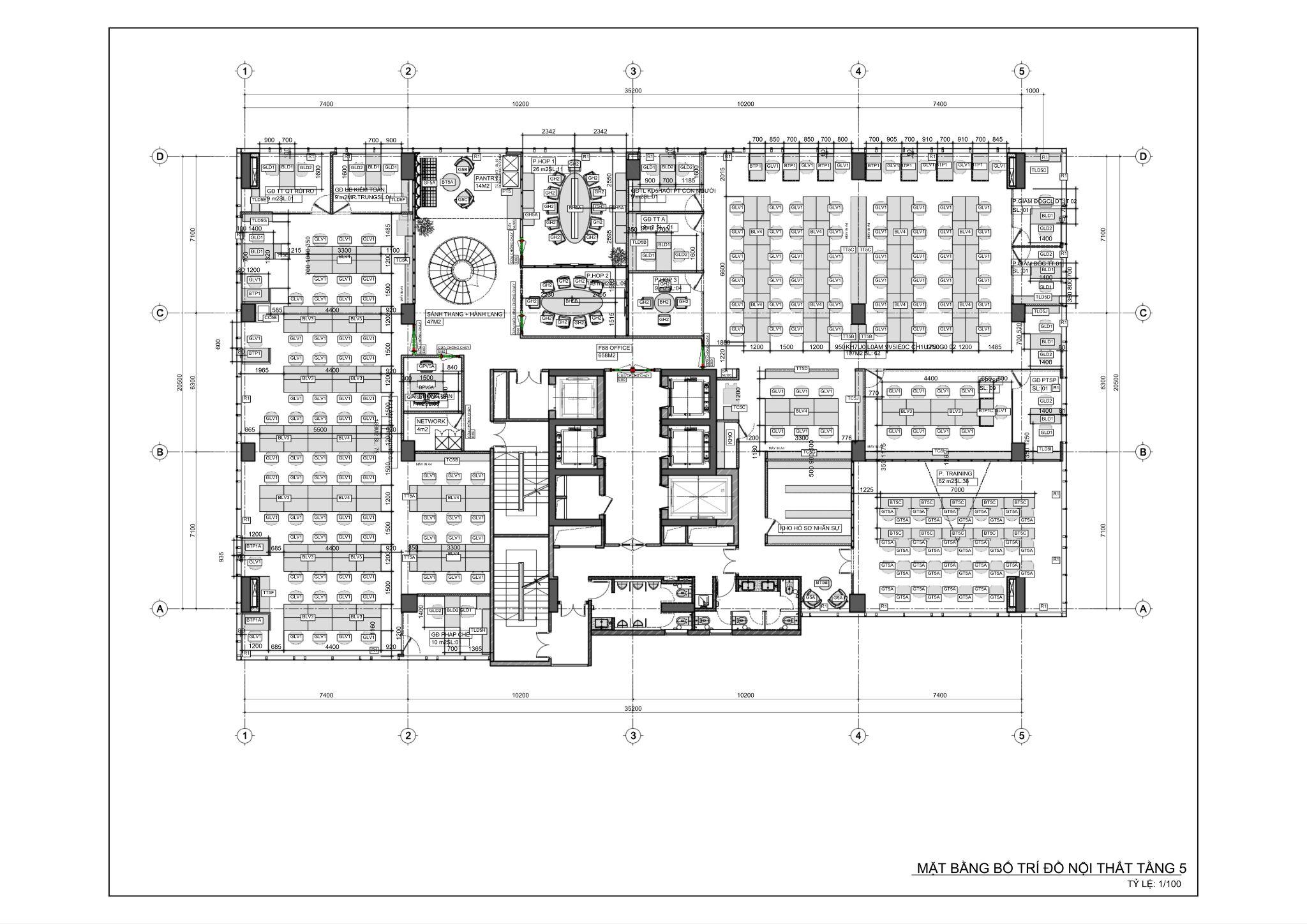 Trụ sở G-building: Tổ chức mặt đứng và không gian làm việc theo triết ...