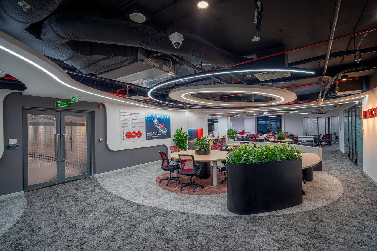 Hitachi Office – Time Flow: Dòng chảy không gian phản ánh triết lý đổi ...
