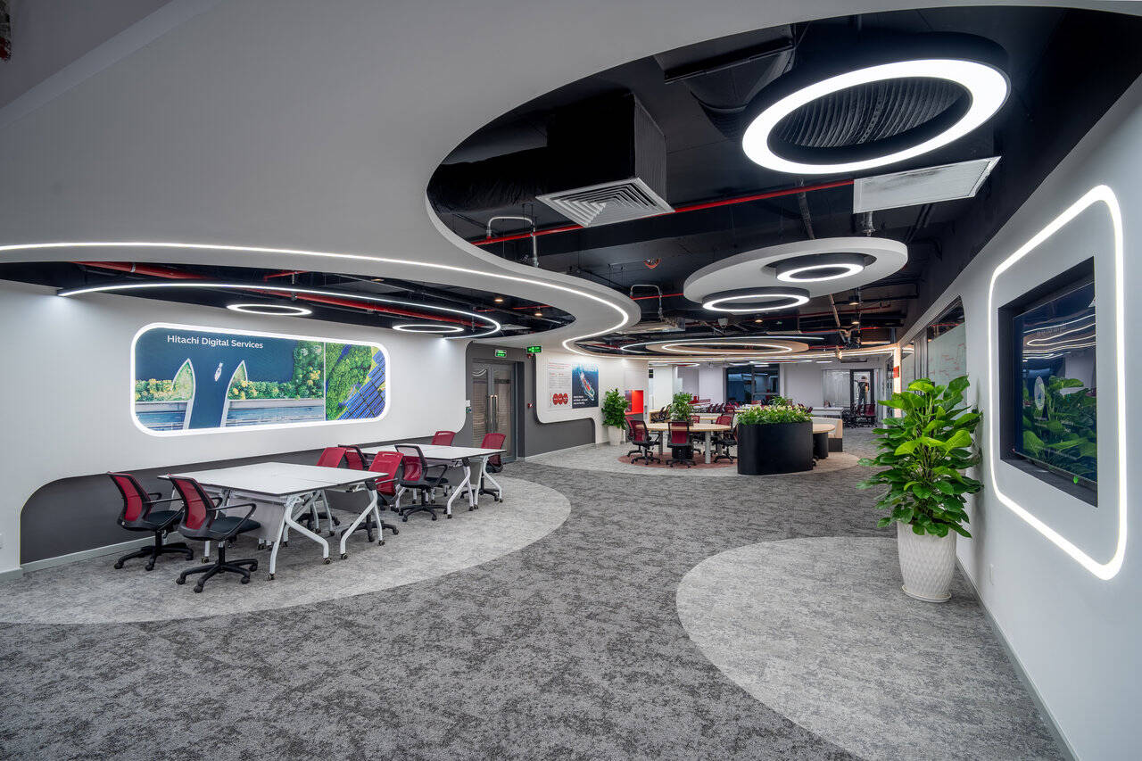 Hitachi Office – Time Flow: Dòng chảy không gian phản ánh triết lý đổi ...