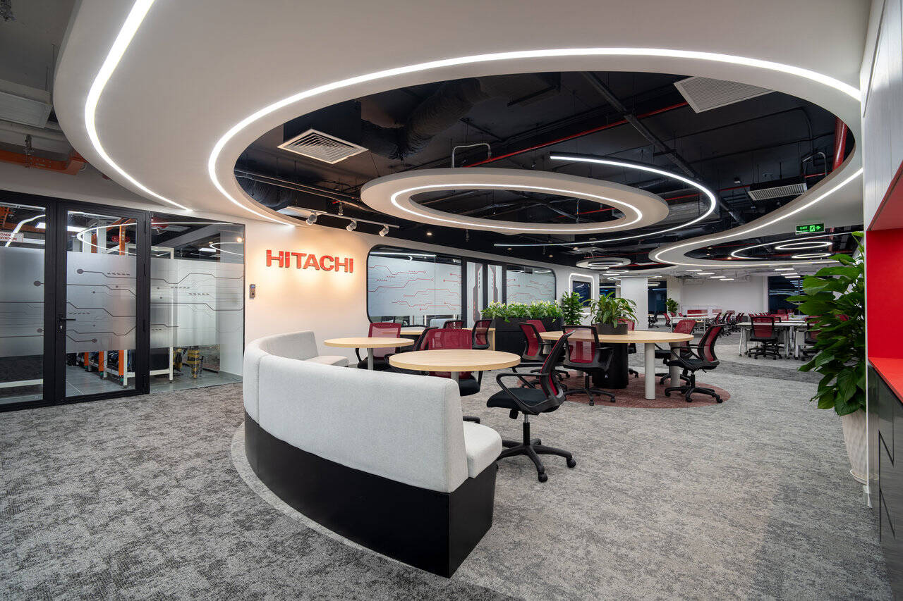 Hitachi Office – Time Flow: Dòng chảy không gian phản ánh triết lý đổi ...