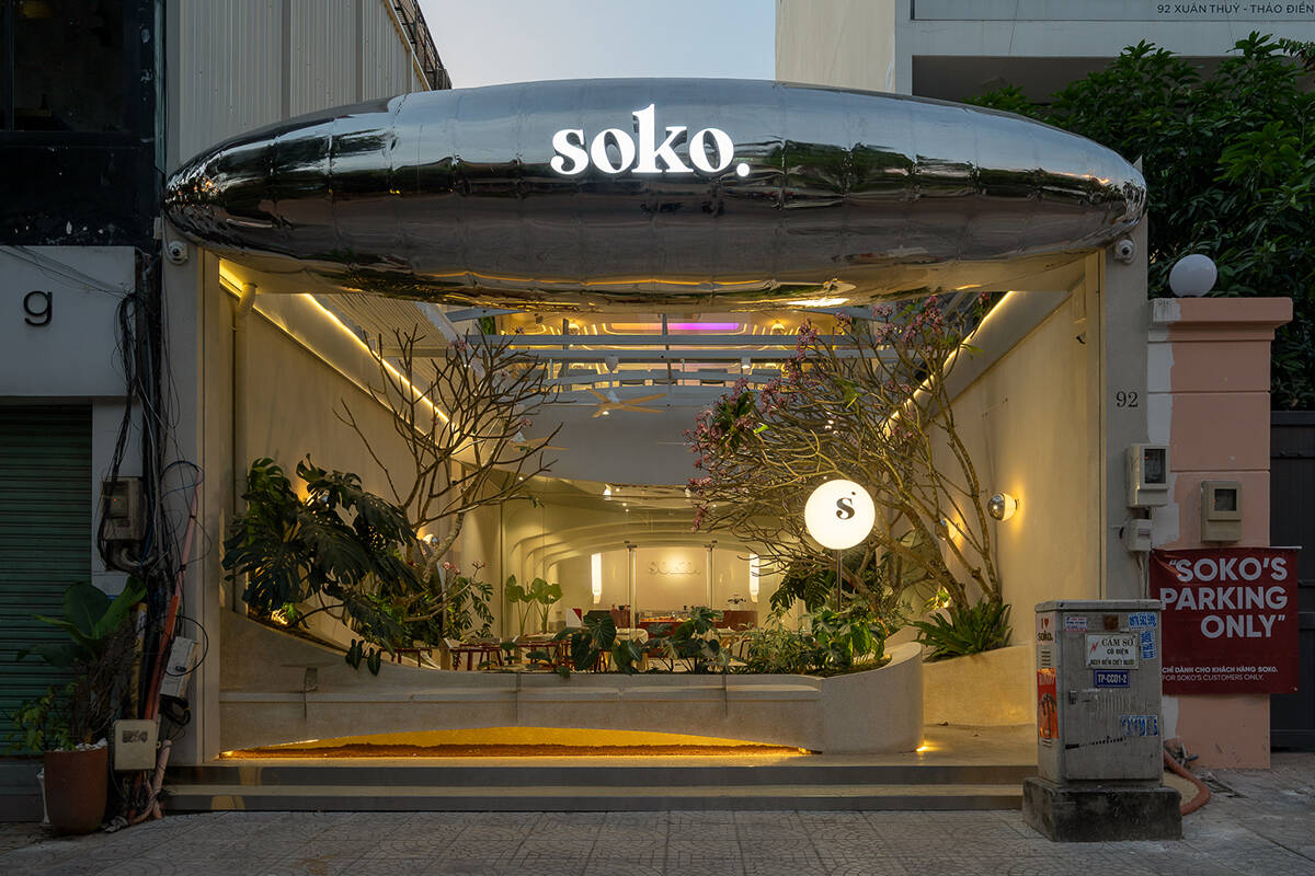 Soko Cake Bake & Brunch: Khu vườn cong mềm giữa lòng phố thị | Sawa Deesign