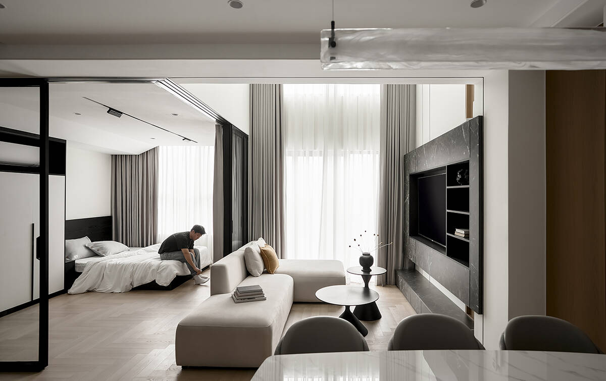 HT Pearl Duplex Apartment: Khai thác chiều cao, mở rộng trải nghiệm sống | F5 Archi