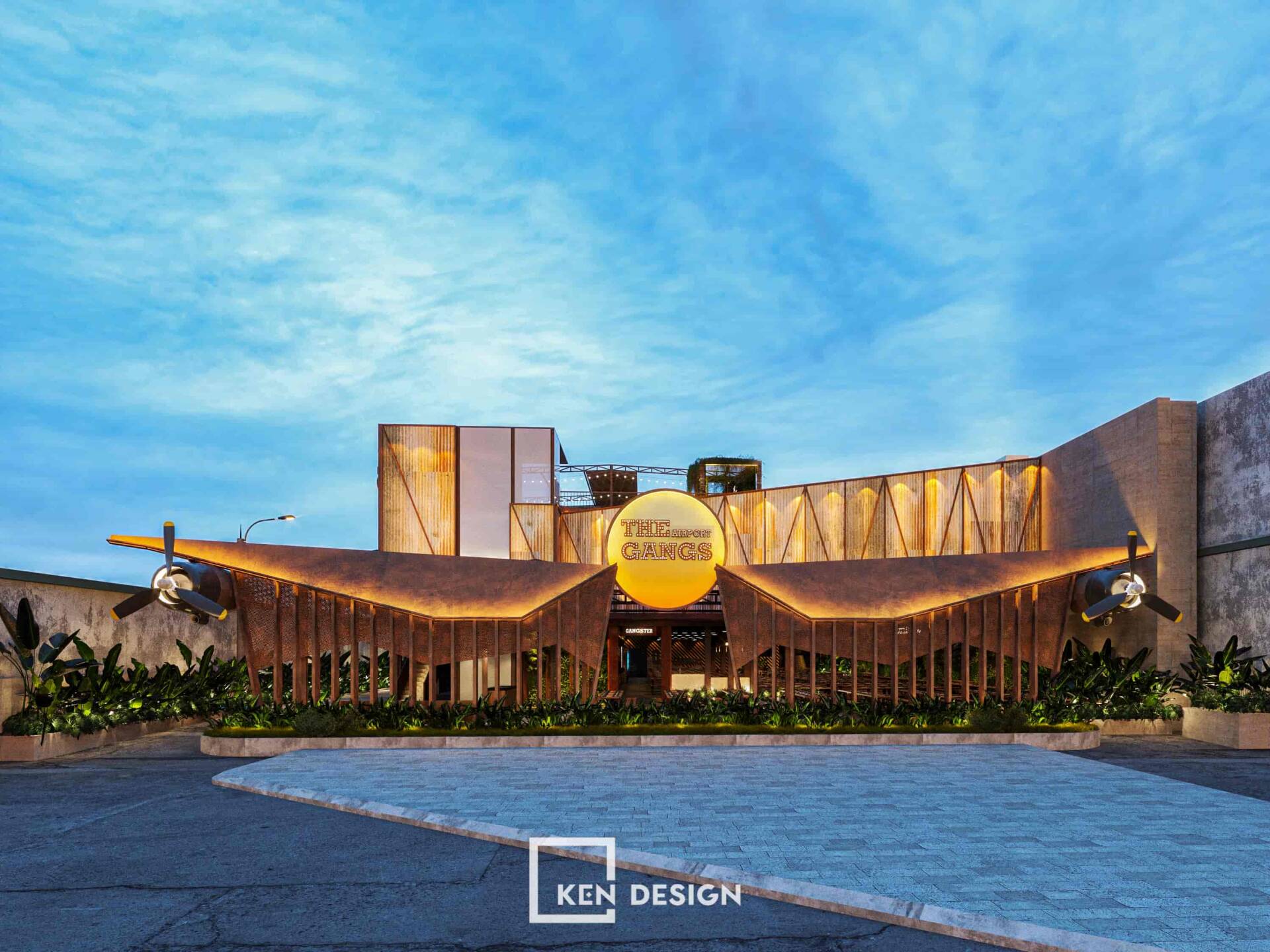 The Gangs Airport - Không gian ẩm thực concept hàng không | KenDesign