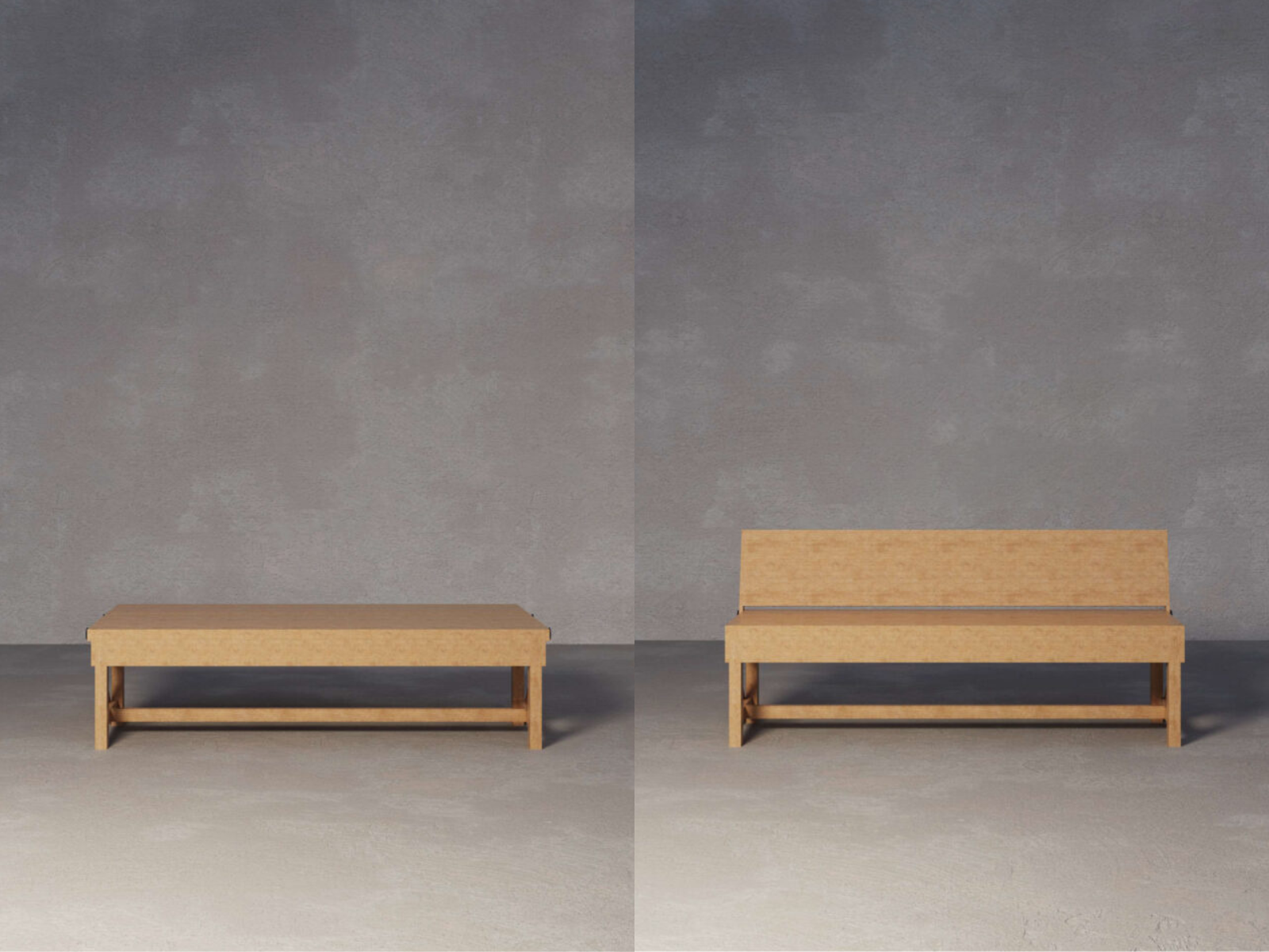 G-G Bench - Thiết kế linh hoạt cho nhiều trạng thái sử dụng