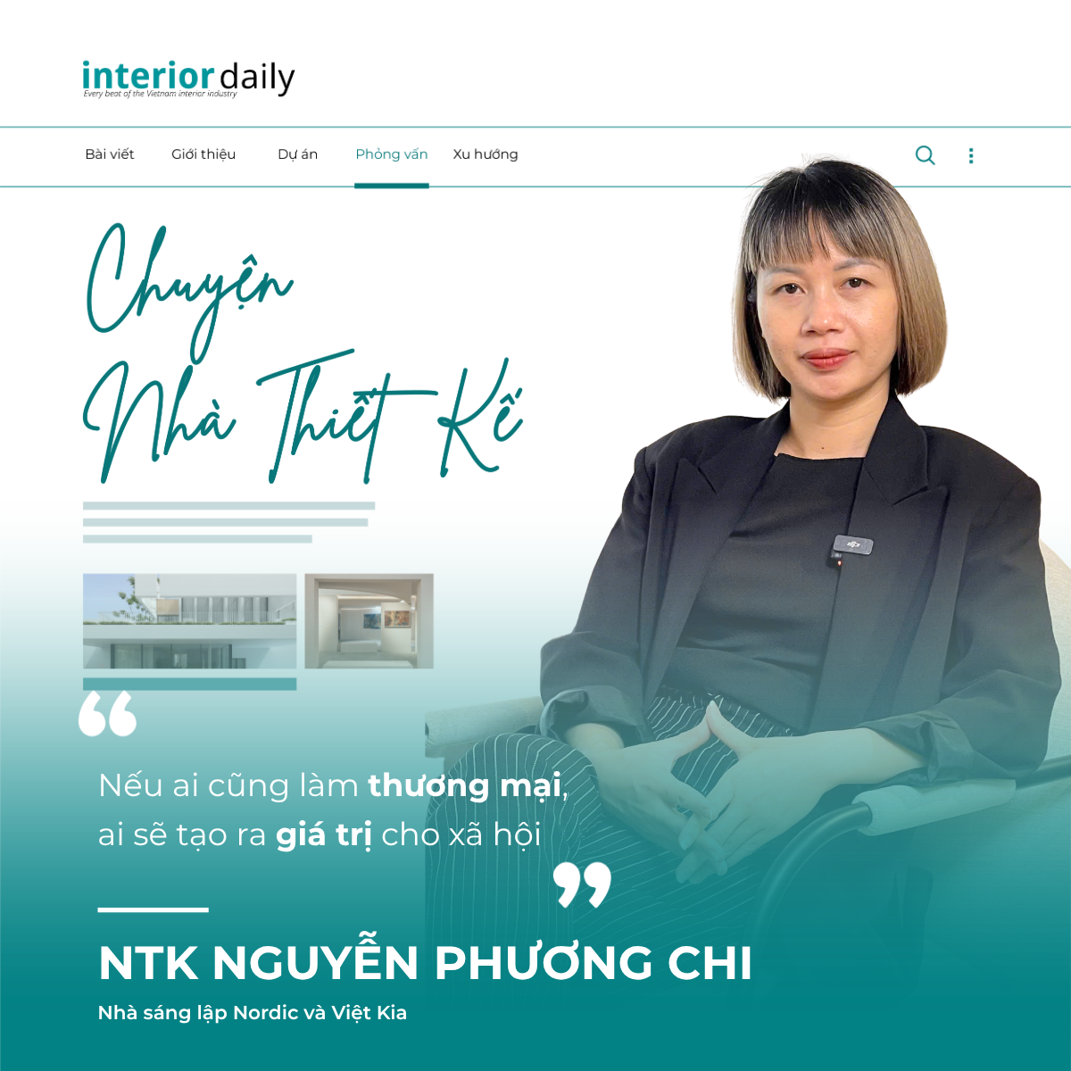 NTK Nguyễn Phương Chi: “Nếu ai cũng làm thương mại, ai sẽ tạo ra giá trị mới cho xã hội?”