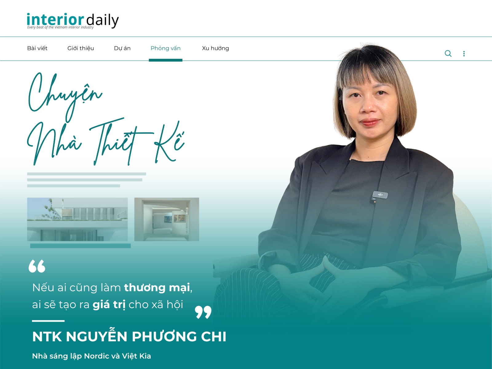 NTK Nguyễn Phương Chi: “Nếu ai cũng làm thương mại, ai sẽ tạo ra giá trị mới cho xã hội?”