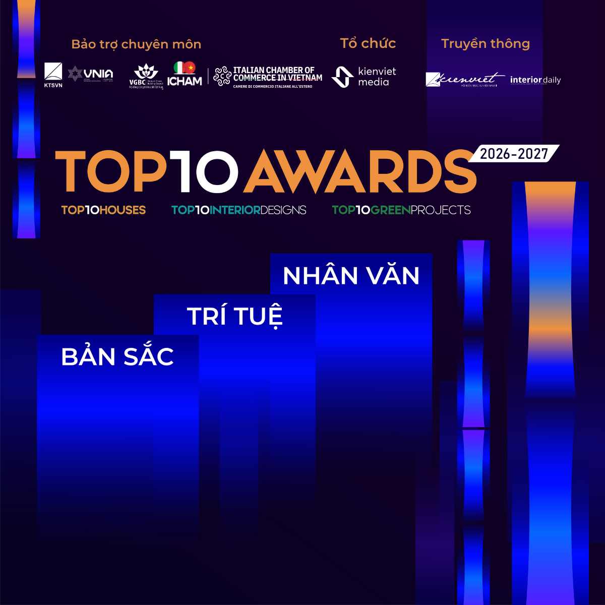 Công bố thể lệ Top 10 Awards 2026-2027