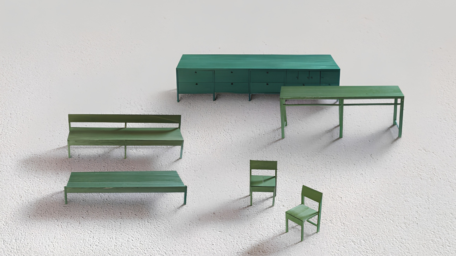 Green Chair của Nhabe Scholae với góc nhìn khác về chiếc ghế gỗ
