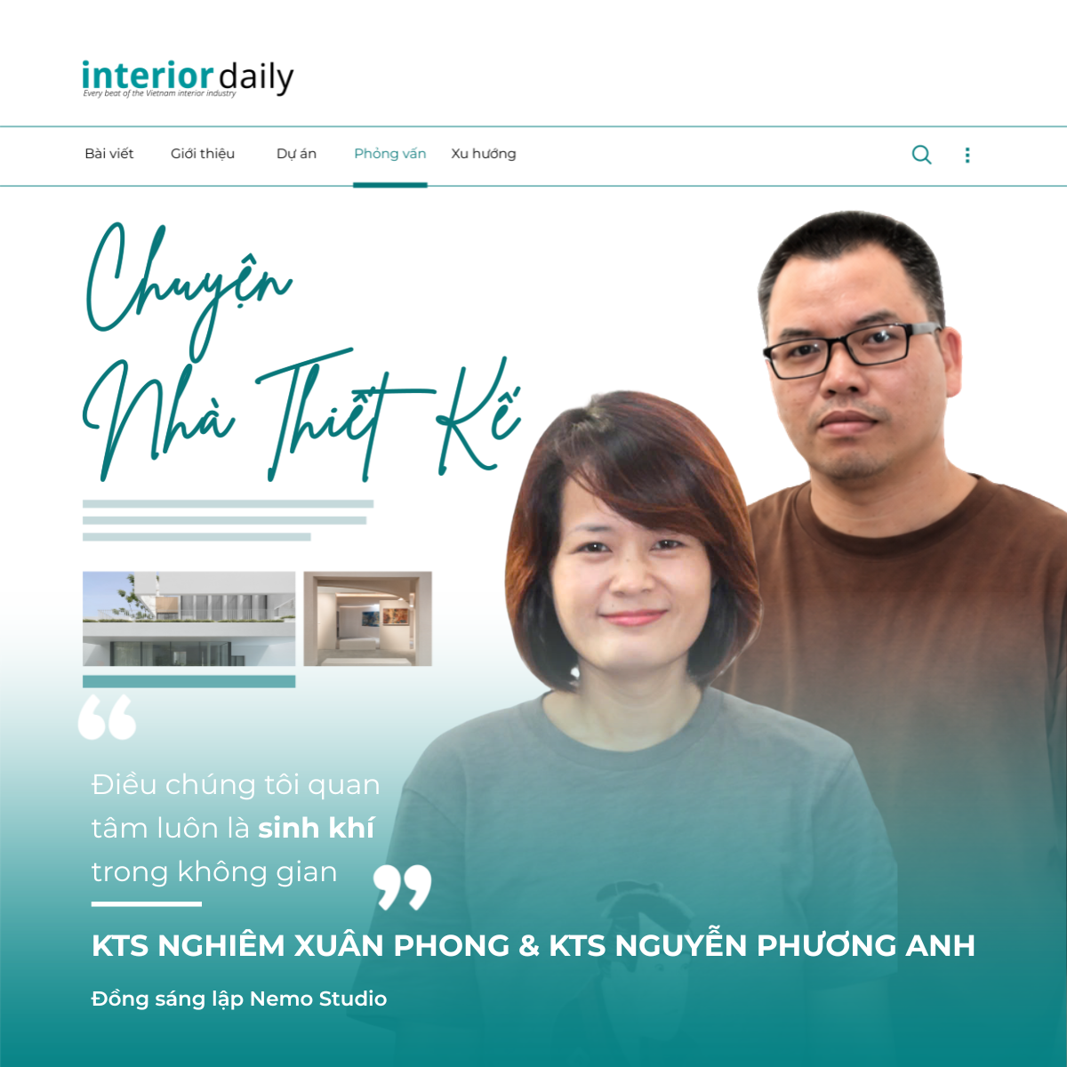 Nemo Studio: Đi tìm “sinh khí” trong không gian sống